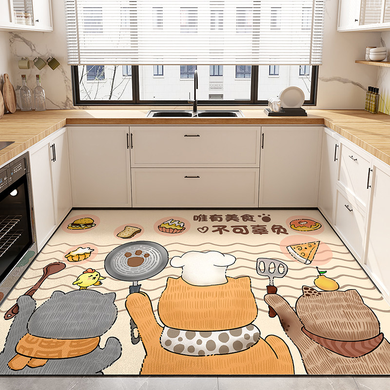 0厨房地垫滑油可擦免洗c水污整铺皮革地毯,居家布艺,厨房地垫,淘宝优惠券,粉丝福利购,淘宝优惠卷