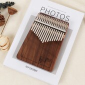 音音拇指琴黑胡桃木板式 手指琴卡林巴初男女生简单易乐器