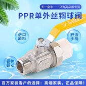 门分 天一 活接球 R单外丝全铜球品质 分寸 金牛