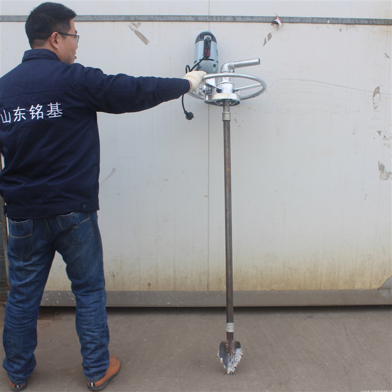 小型便捷式家用水井钻机100米手动钻井机 单人手持圆盘打水井钻机