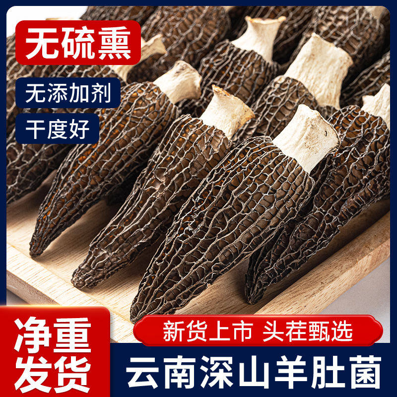 【无干燥剂】羊肚菌头茬新货干货肉厚羊肚菌香菇菌菇煲汤食材虫草,粮油调味/速食/干货/烘焙,干货组合/料包/汤包/干货礼盒,淘宝优惠券,粉丝福利购,淘宝优惠卷