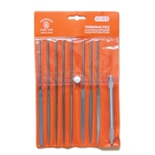 油目锉壶三什锦锉进口套装 油光齿钢锉金属打磨细齿瑞标什锦锉带柄