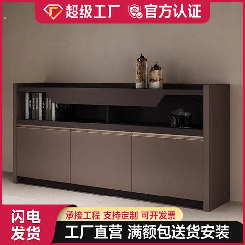 文件柜办公室茶水柜收纳柜矮柜公司水吧台收纳柜矮柜储物王抽屉