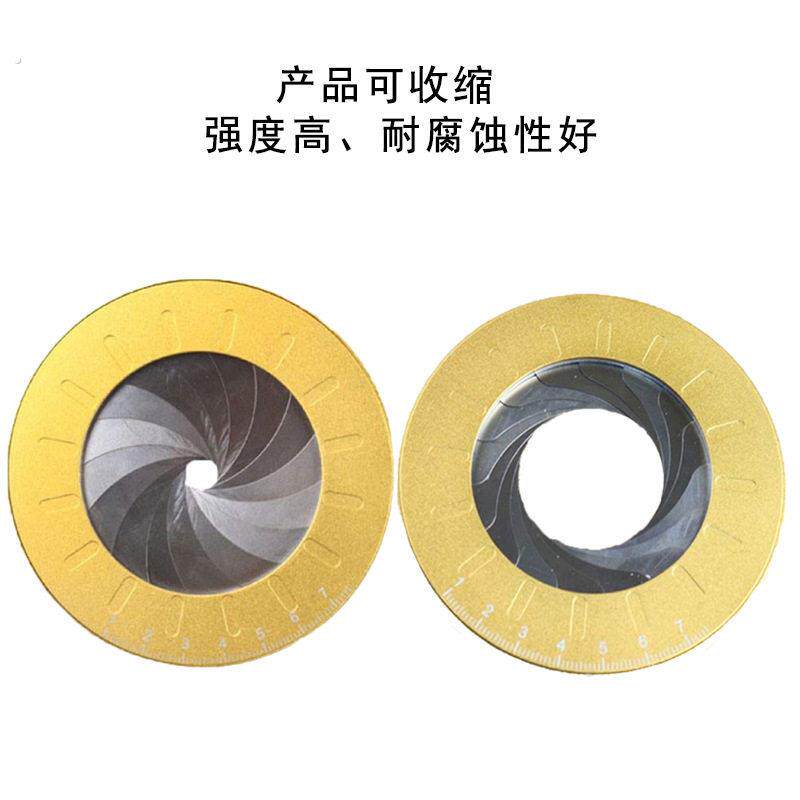 清热销圆形画圆工具可调节测量绘图304不锈钢创意绘图尺配件