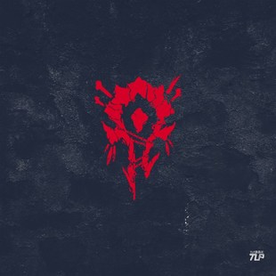 TLP镂空车贴 力量与荣耀鲜血与雷鸣贴纸 魔兽世界WOW为了部落标志