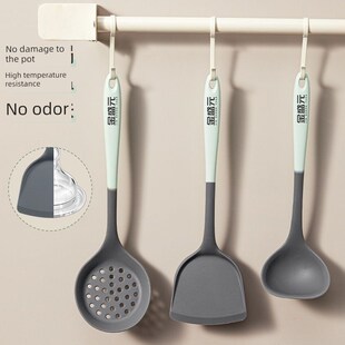 金盛源厨具硅胶抹刀,汤匙,不粘锅,炒饭专用抹刀,家用硅胶抹刀套装