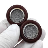 真空滤芯支架KF16 KF40过滤网50微米不锈钢多层丝网烧结滤片 KF25