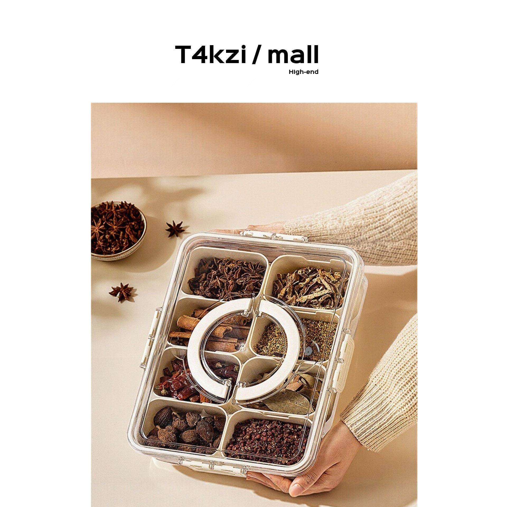 T4kzi德国香料收纳盒家用佐料大料辣椒调味盒厨房调料罐调料盒罐,收纳整理,首饰盒,淘宝优惠券,粉丝福利购,淘宝优惠卷