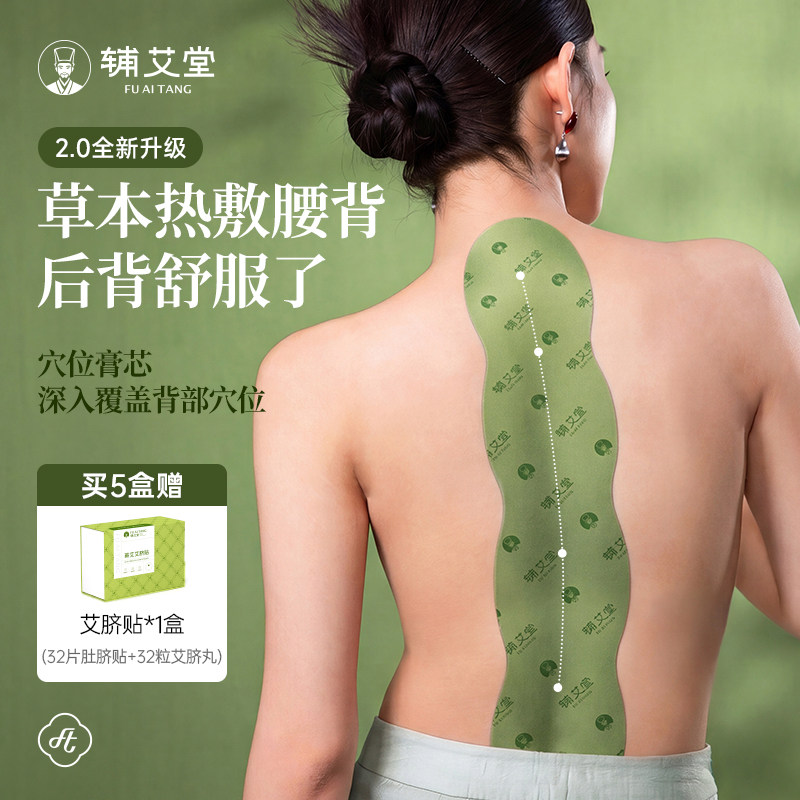 辅艾堂蕲艾草本龙骨风脉贴督脉灸图片