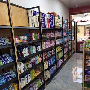 超市便利店货架社区小卖部杂货店展示架生活日常用品陈列架供应