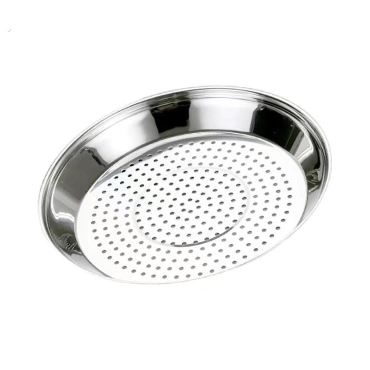 蒸盘不锈钢易清洗蒸孔密集多功能隔水蒸架蒸格食品蒸蛋器圆形通用