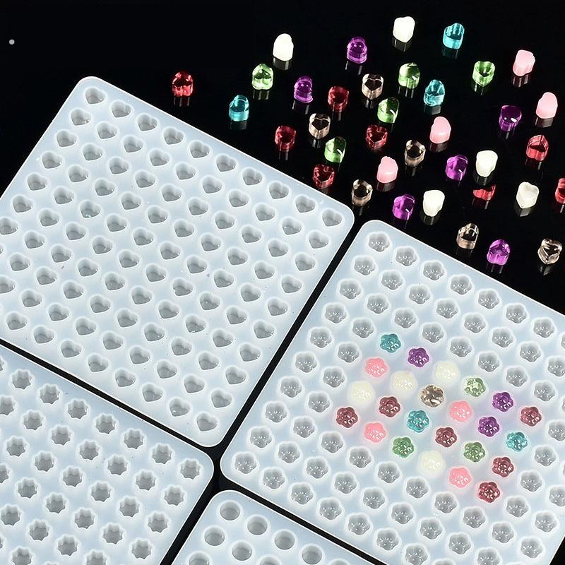 硅胶模具迷你猫爪捏捏模具整板手工材料礼物冰块树脂滴胶模具