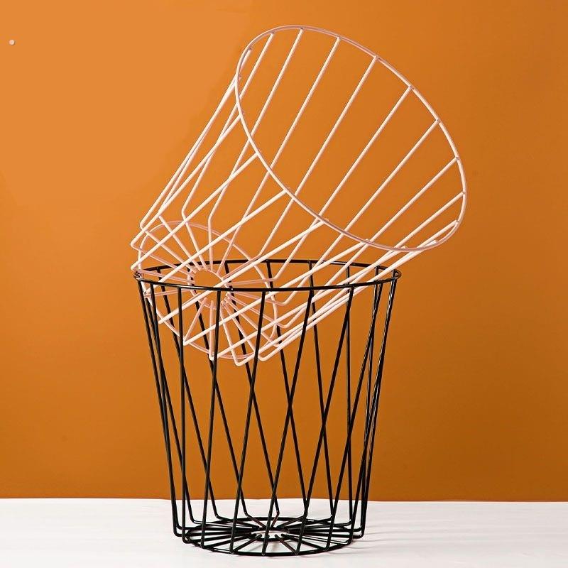 加厚垃圾桶家用办公室厨房卫生间创意简约大号纸篓无盖卧室客厅用