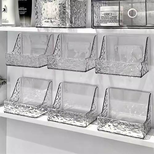 卫生间镜柜收纳盒分层隔板收纳架神器浴室柜内亚克力化妆品置物架