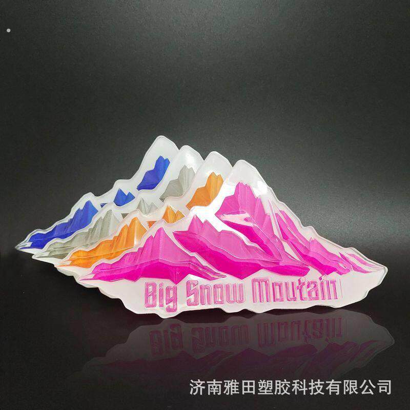 雪板防滑贴单板雪山防滑垫防撞户外滑雪板装饰贴单脚滑行贴纸配饰