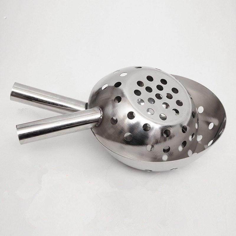手工粉条漏瓢自制做红薯漏粉瓢濑粉工具凉虾下粉漏勺家用不锈钢