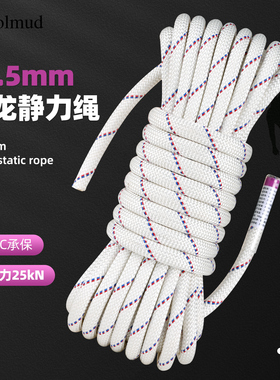 哥尔姆10.5mm尼龙绳攀岩户外登山救援攀爬绳静力绳承重25KNRL241