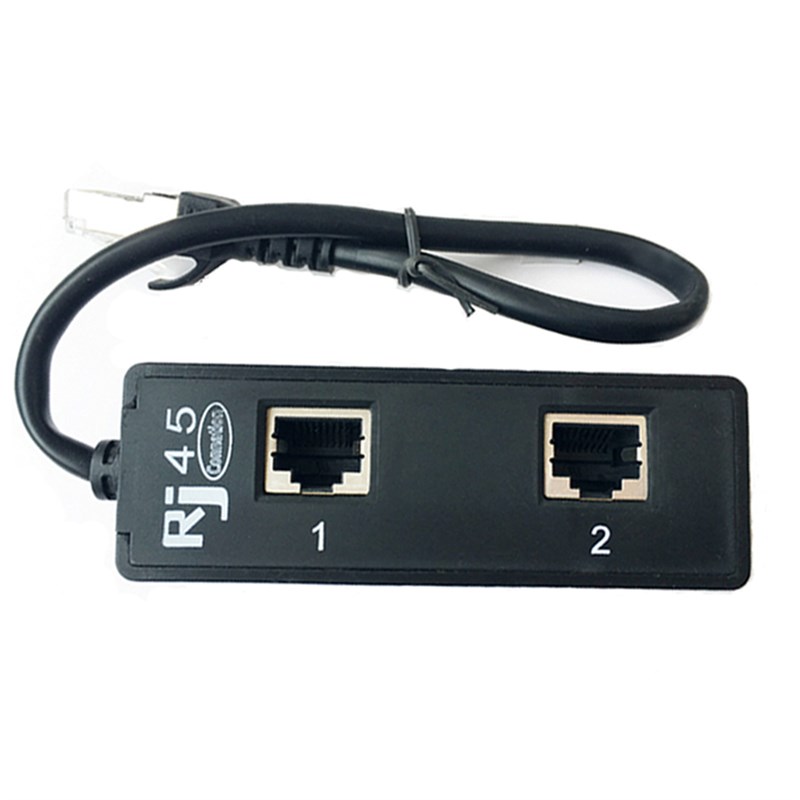 RJ45八芯网线分线器网络三通头一分二转接头网络延长器高品质网口