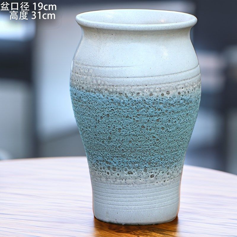 花盆陶瓷盆客厅紫砂创意蝴蝶兰花盆透气花盆大号庭院高级处理专用