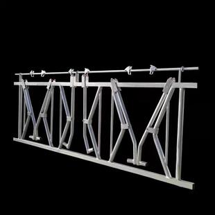 牛羊机械间距加厚型镀锌管栏位养牛养羊设备新型自锁式颈伽