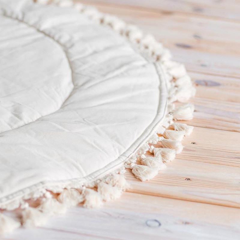 全棉帆布儿童帐篷地垫防滑防潮加厚环保无味垫子宝宝爬行垫地毯