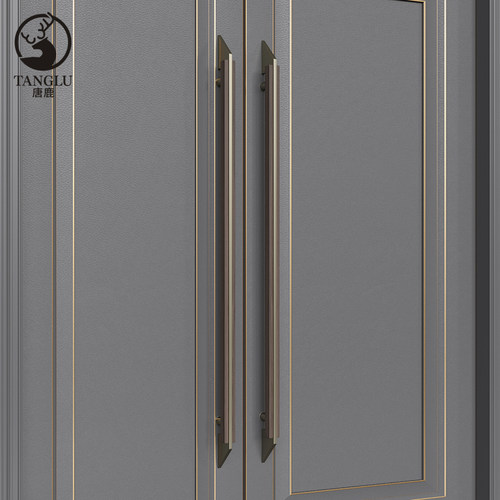 现代不锈钢玻璃门拉手有框实木门拉手酒店包厢推拉门大理石门把手