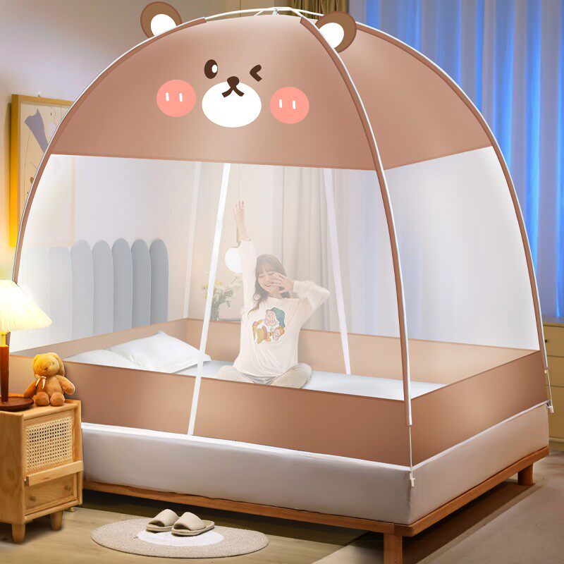 免安装蒙古包家用蚊帐卧室防摔可折叠2021年新款儿童纹账2022高级,床上用品,蚊帐,淘宝优惠券,粉丝福利购,淘宝优惠卷