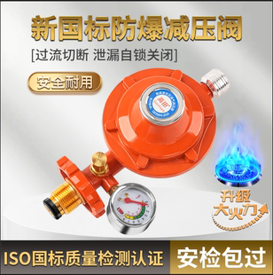 新国标猛火煤气减压阀液化气煤气罐煤气阀家用安全阀自动关闭防爆