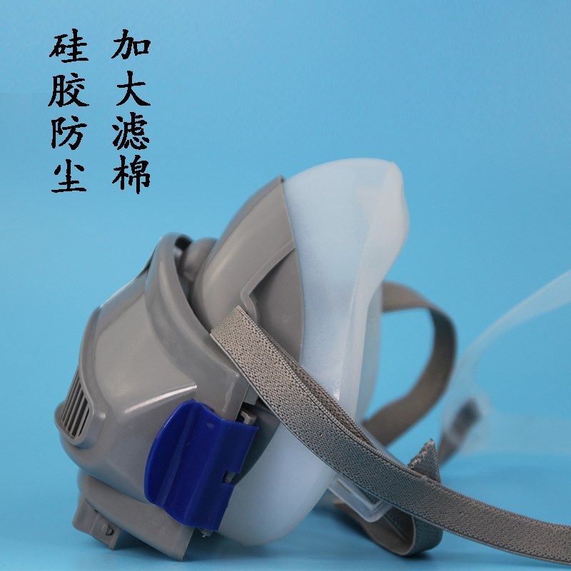 硅胶防尘面罩7772防工业粉尘防颗粒物7744滤棉面具煤矿装修打磨