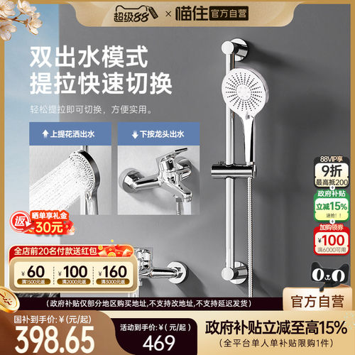简易淋浴花洒套装花洒分体浴室