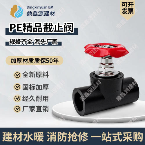 pe截止阀热熔升降式加厚阀芯新料