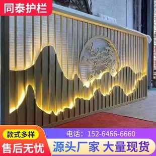 金属屏风隔断客厅卧室遮挡家用简约现代入户玄关办公室座屏 新中式