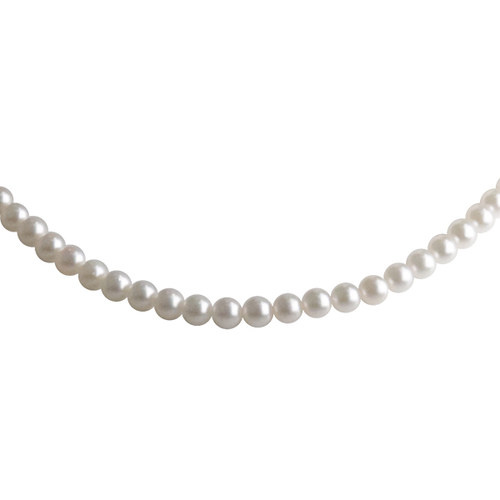 【自营】中古95新TASAKI塔思琦串珠海水珍珠750玫瑰金40cm项链