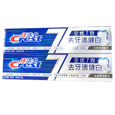 佳洁士全优7效去牙渍健白180克