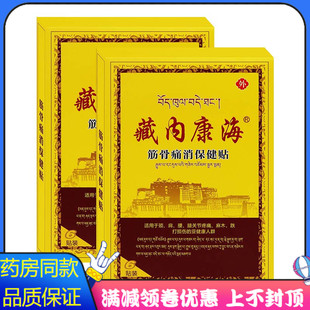 藏内康海筋骨痛消保健贴6贴黄盒中草成分中老年人劲肩腰腿疼痛贴