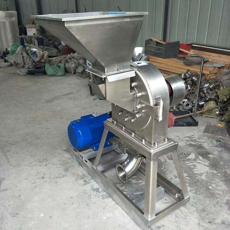 泡水大米打粉机 香菜干调料品磨粉机 红糖块不锈钢齿盘式粉碎机