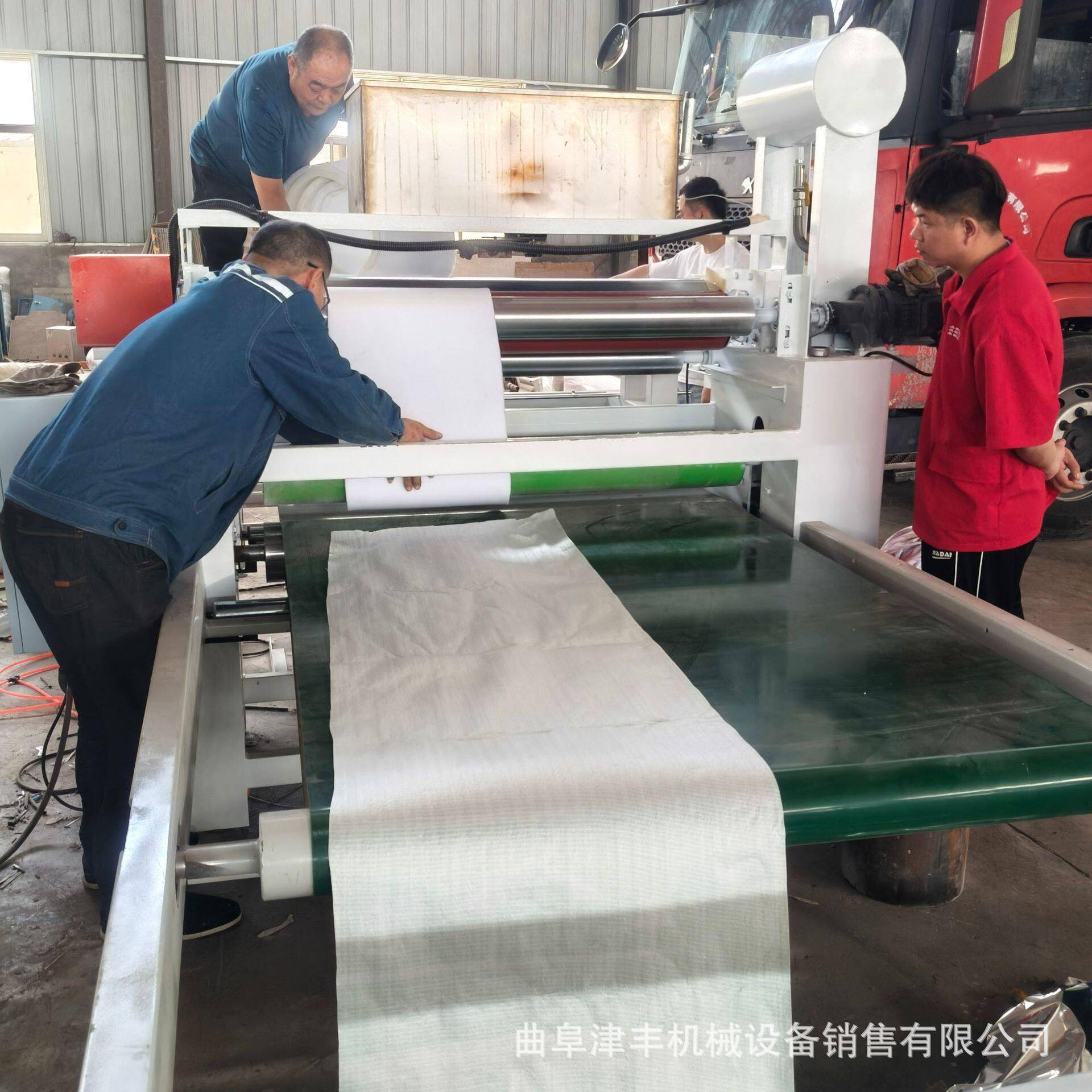 海绵编织袋珍珠棉复合 地暖保温板防潮编织袋贴合 地板保护膜覆膜