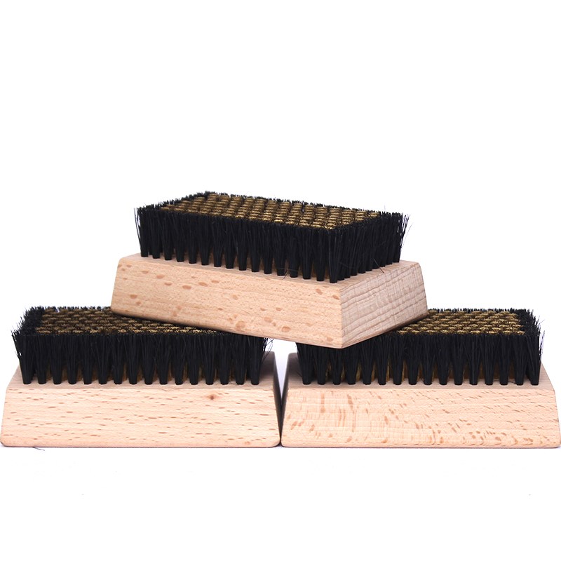 绒面皮理绒刷衣物理绒刷 起绒刷 磨砂皮反毛皮打理刷铜丝刷钢丝刷