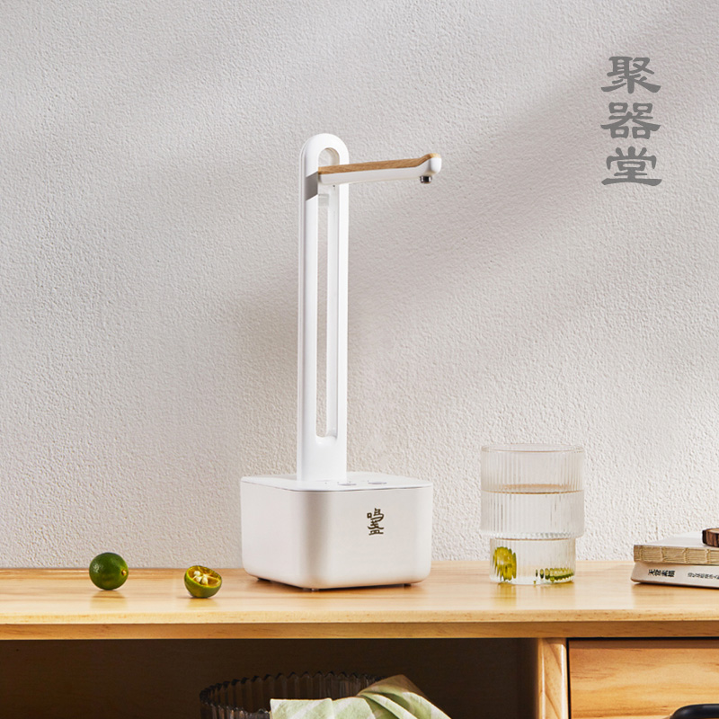鸣盏智能自动上水器家用桶装水取水器桌面小型抽水器矿泉水出水器