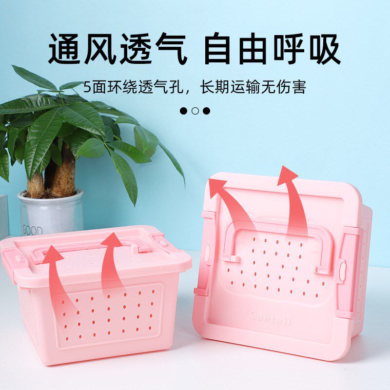 仓鼠笼子运输盒外带笼便携加厚防摔耐压金丝熊专用透气沙鼠花枝鼠