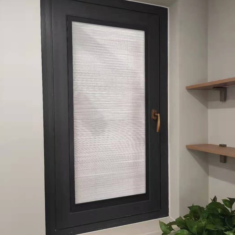 拜思内开窗帘壁虎帘超薄蜂巢帘厨房卫生间浴室遮光防水窗帘内倒窗