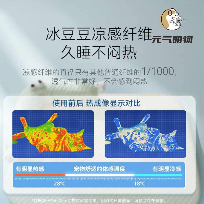 猫窝四季通用大眼怪兽猫咪沙发夏季猫床宠物床睡觉用猫垫子夏天