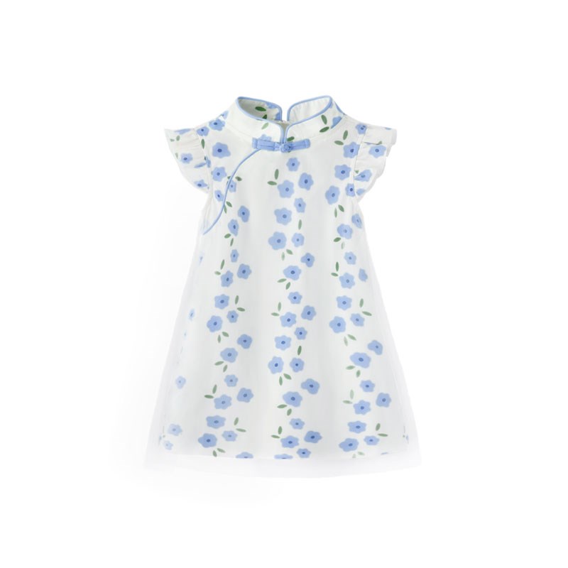 女童连衣裙夏装宝宝国风旗袍裙小童裙子婴儿汉服夏款儿童童装夏季