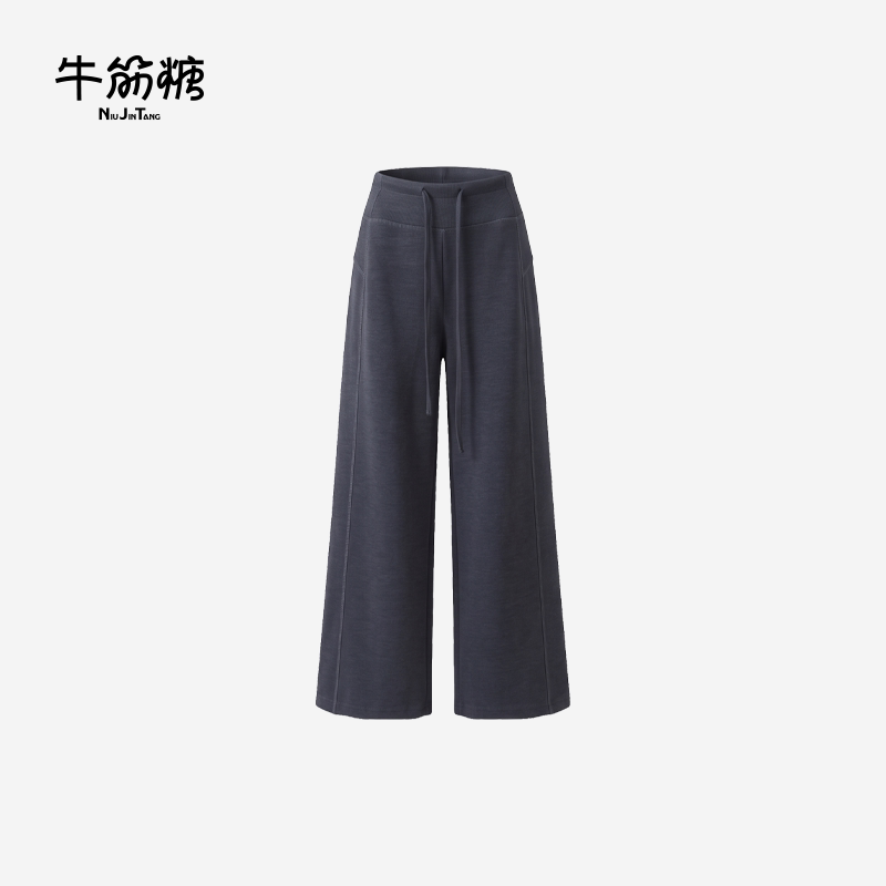 【林小雅专享】牛筋糖秋冬厚款休闲长裤（无口袋）N01608305065