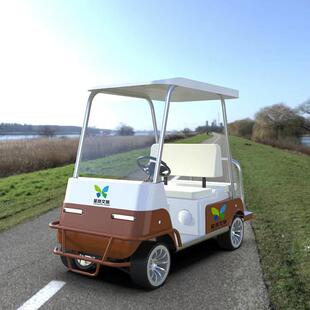 景区代步车智慧出行新潮流智能扫码车亲子代步车四轮电动车游览车
