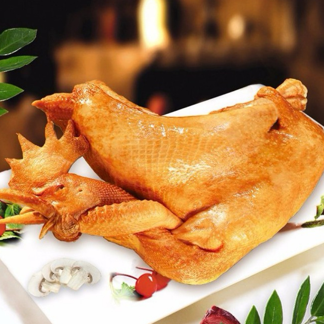 【顺丰包邮】五香道口烧鸡两只装1700g河南正宗道口美食鲜卤现发