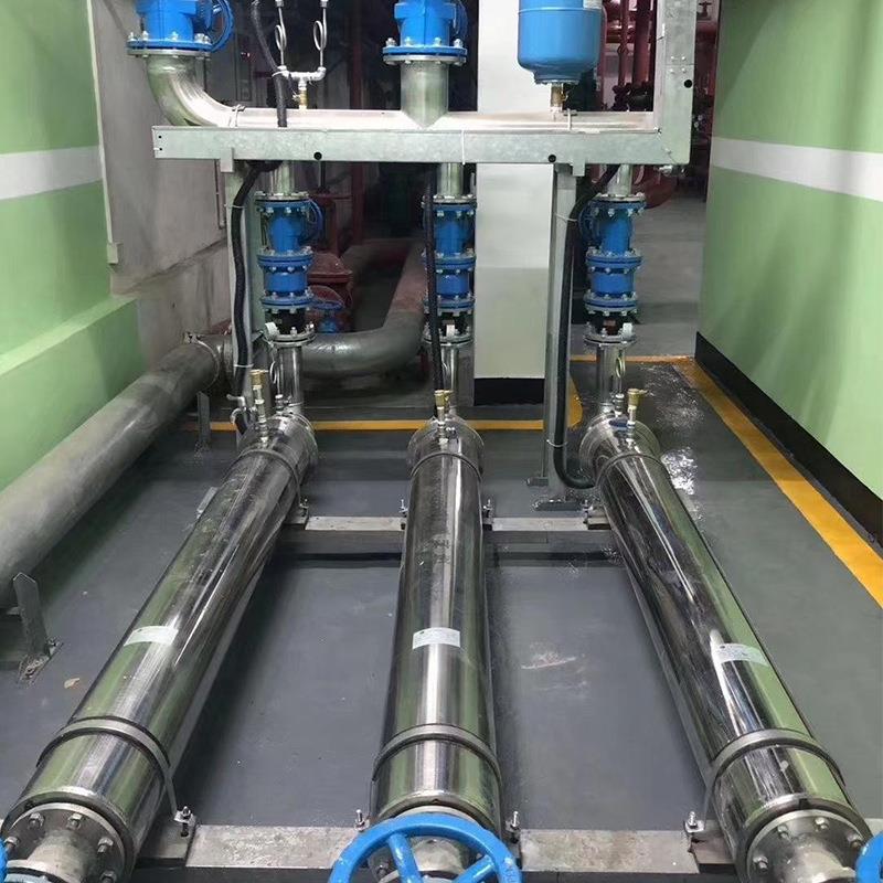 老旧小区供水改造静音节能管中泵全自动变频供水设备管道泵增压泵