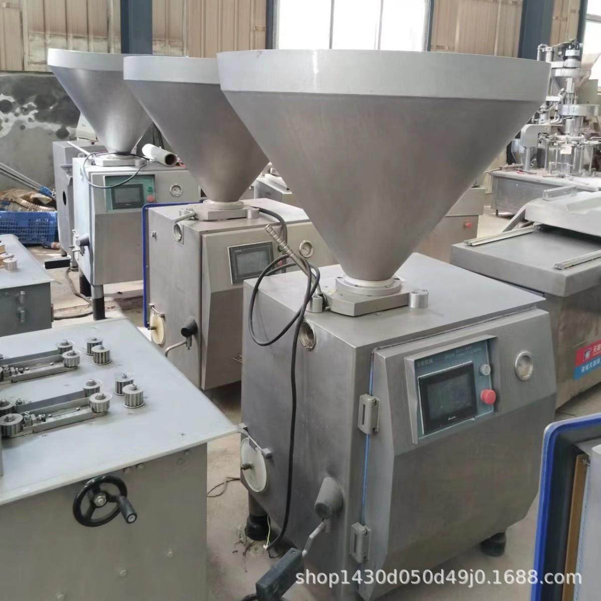 全自动真空灌肠机真空叶片灌肠机定量扭结叶片式红肠灌肠机