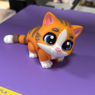 3D打印小猫可爱桌面摆件萌宠小公仔手办装 饰品小摆件儿童礼品