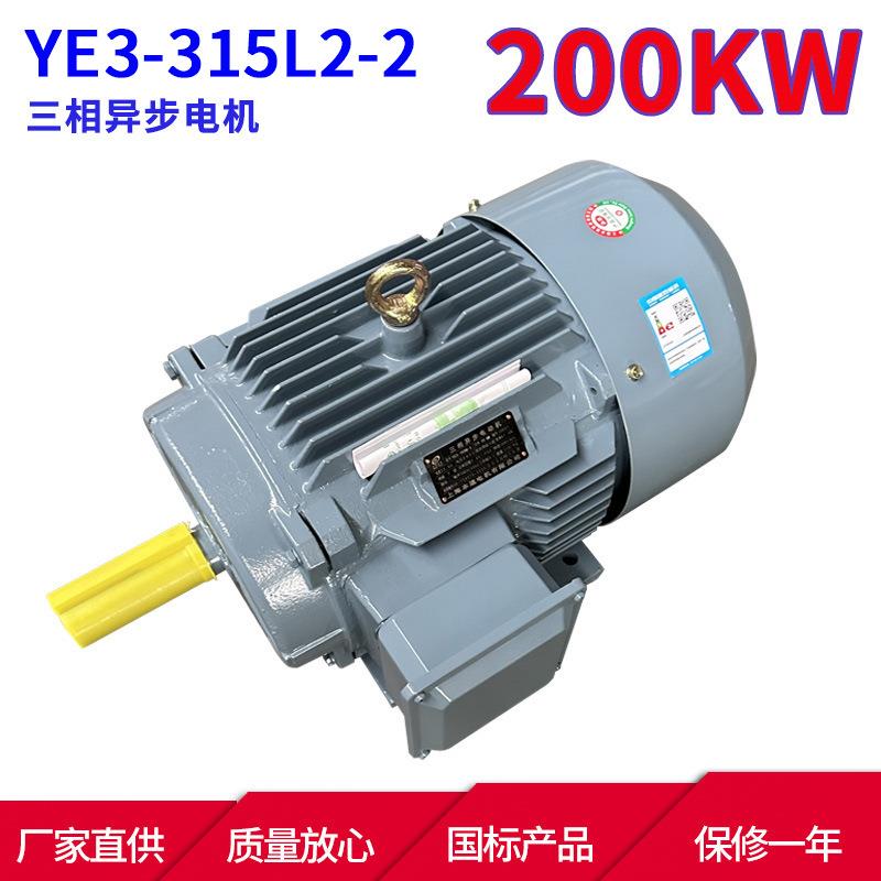 YE3马达三相异步电动机YE3-315L2-2200W千瓦2极三相异步马达